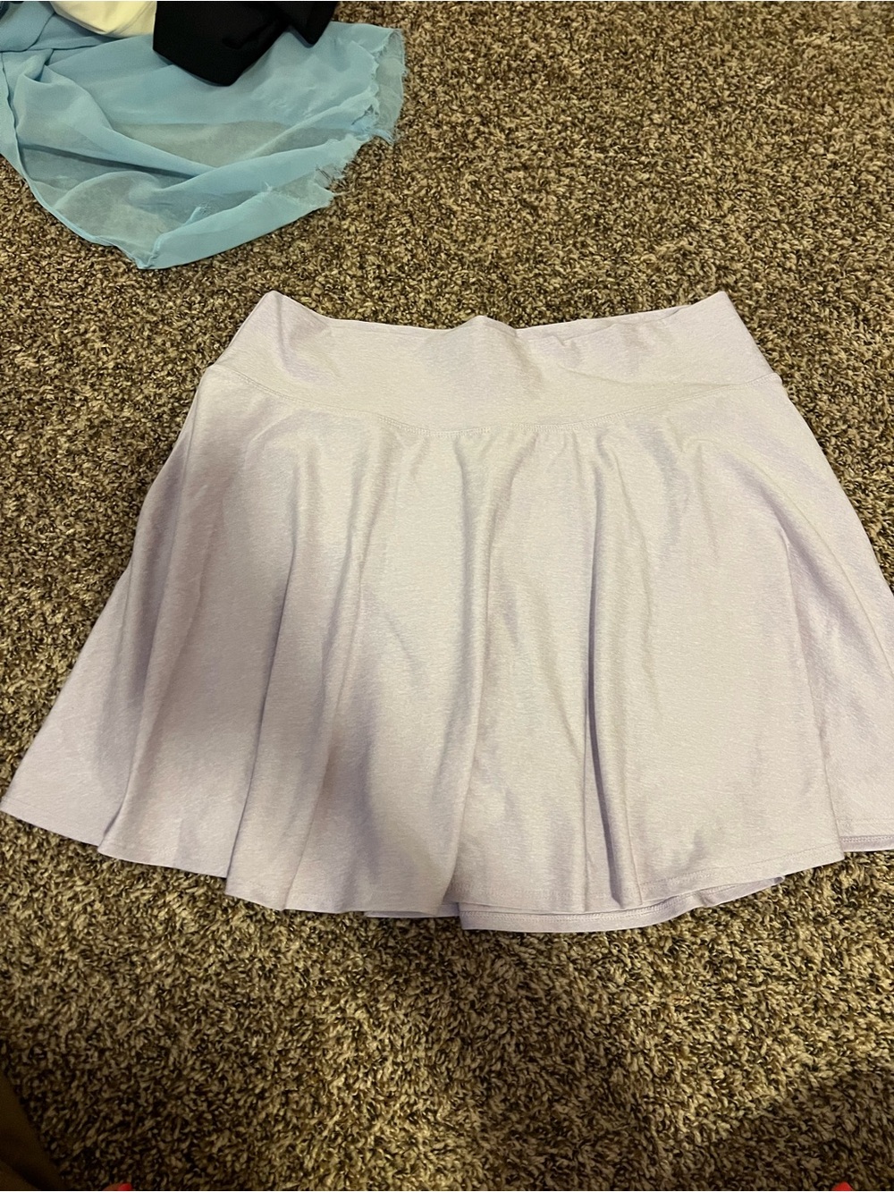 Light Lavender Pleated Golf Skirt
